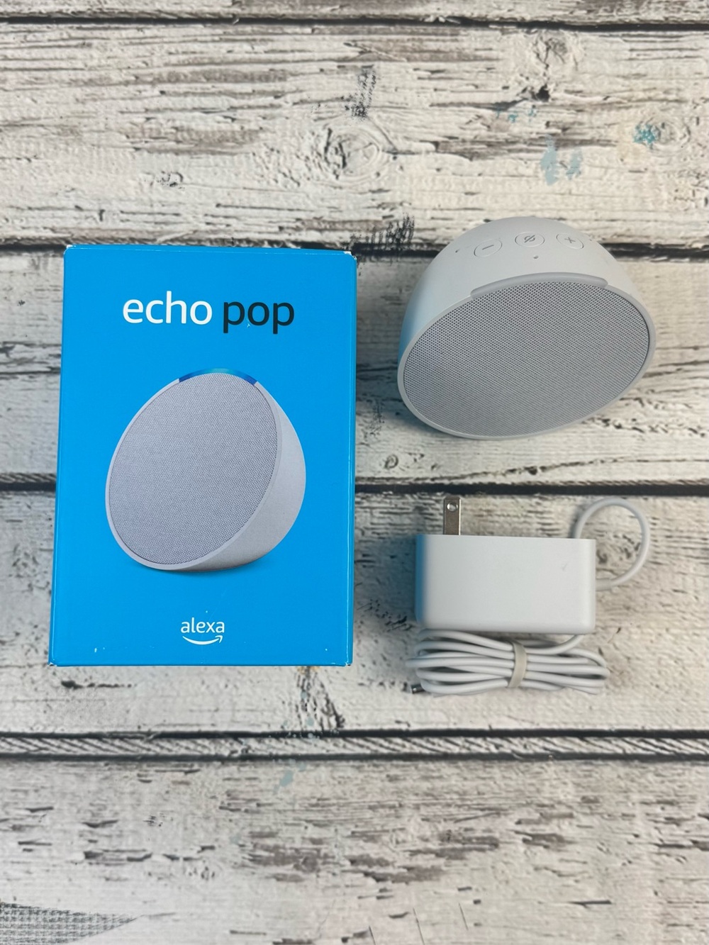 Amazon Echo Pop Smart Speaker - White
